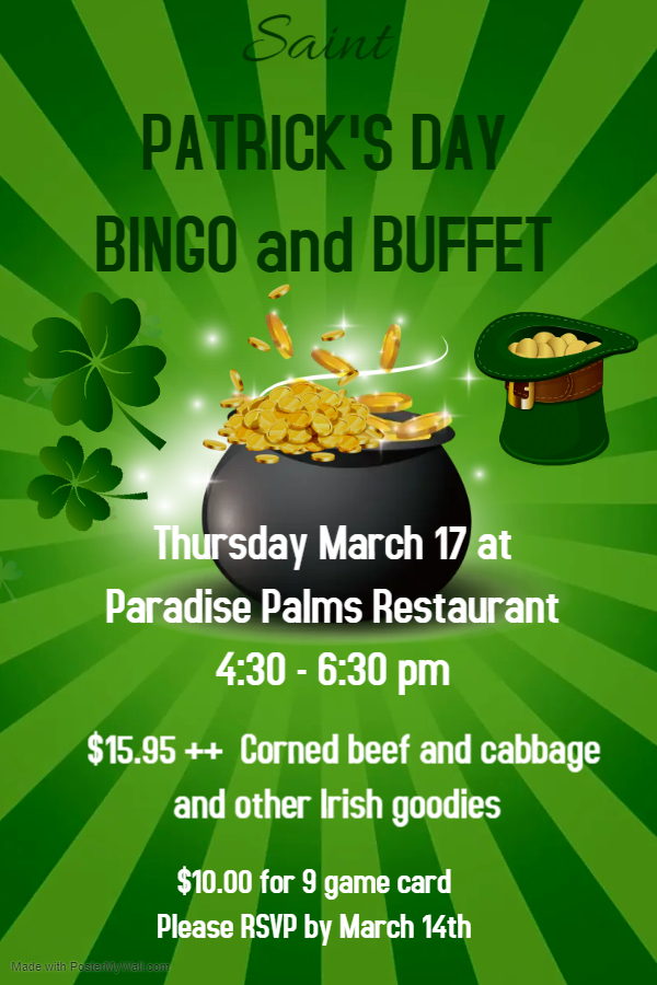 Copy of St Patricks Day Bingo